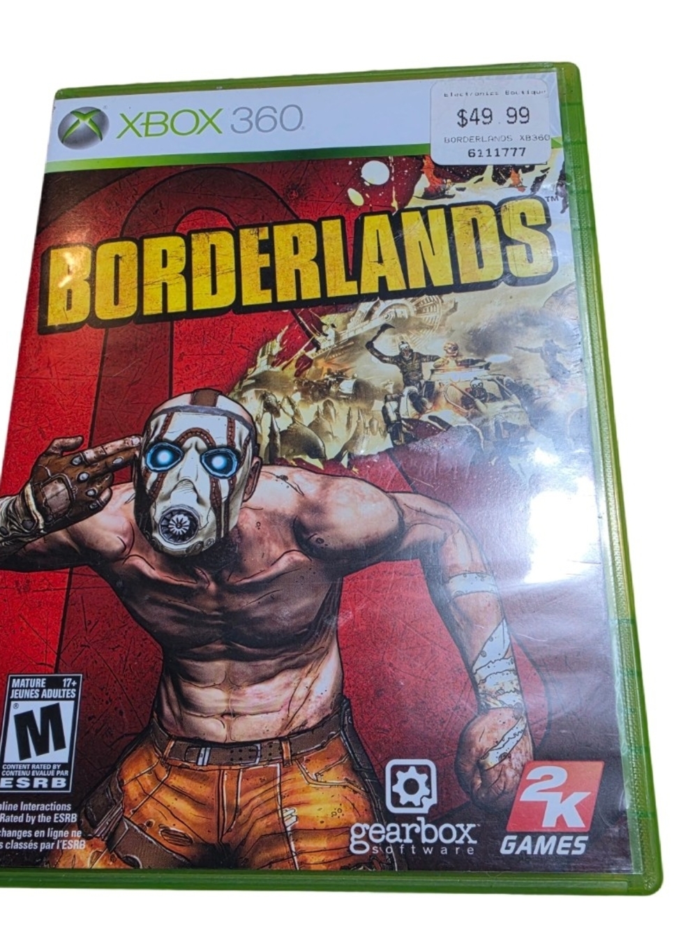 Microsoft Xbox 360 Borderlands Game
